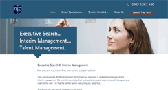 Desktop Screenshot of norriejohnstonrecruitment.com